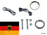 (111298051 111 298 051) Muffler Clamps Clamp Install Kit Tail Pipe T-1 56-74 w/Wire Mesh Donut German