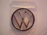 OE VW Hood Emblem, Late Style, 3 Pin 