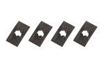 Rear Hood Ghia Emblem Script Clips, Set 4