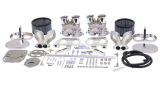 47-7317-0 EMPI DUAL 40MM HPMX CARBURETOR KIT WITH HEX BAR LINKAGE - DUAL PORT ENGINE - WILL ONLY FIT 36HP STYLE FAN SHROUD (WILL NOT FIT WITH STOCK SHROUD) - SOLD KIT