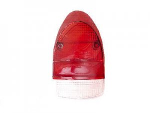 Lens, Taillight, Red white reverse Bug 68-70