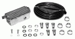 Universal Oil Breather Box Kit W/ Hoses & Fittings