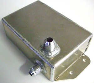 AN -8  Style 1 QT Breather Box  Tig Welded Alloy Construction