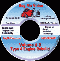 BUG ME DVD VOLUME 8, TYPE 4 ENGINE REBUILD