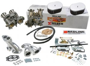Redline weber Carburetor kit, Dual 48 IDA VW Type 1 Dual port