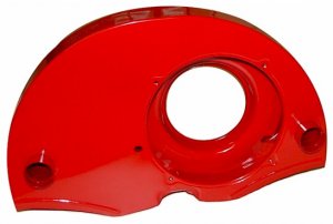 SCAT DOGHOUSE FAN SHROUD W/DUCTS - RED POWDER COATING