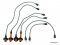 Bosch 09171 TYPE 4 Plug Wires