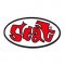 SCAT OVAL DECAL 3" Sticker