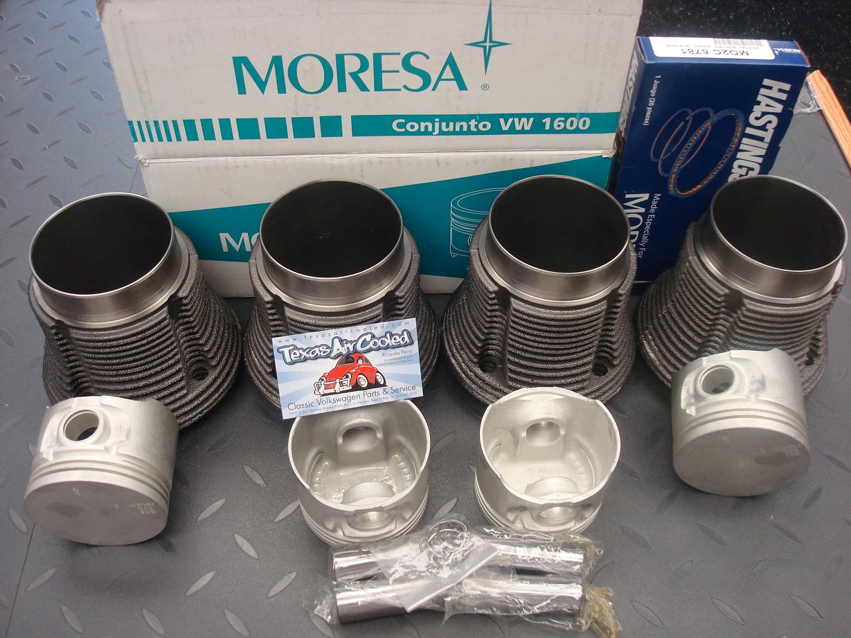 Texas Air Cooled Parts & Service > VW Piston and Cylinder Sets > MORESA