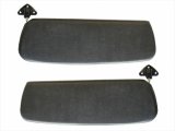 SUNVISORS, BUS TRANSPORTER 52-67, PAIR, BLACK