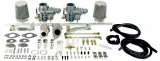 EMPI-47-7401-0 DUAL EMPI 34MM EPC CARB KIT W/ HEX BAR LINKAGE FOR SINGLE PORT TYPE-1 BEETLE STYLE ENGINES