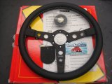 MOMO Steering Wheel, 350mm, Black Leather PROTOTIPO