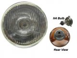 N176144 Head Light H4, 12v w/Flat Lens