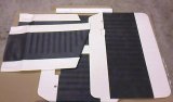 VW Door Panels, 1966-72 VW Fastback, Front & Rear, w/ Pockets