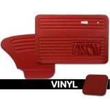 Door Panels, Bug/Super Beetle '67-'77, SMOOTH Vinyl w/Pockets(Both Sides)