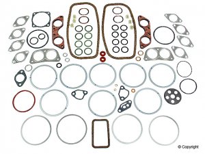 Type 4 Complete Engine Gasket Set w/o Crank Seals, GERMAN