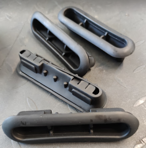 111-707-197-4 SPECIAL BUMPER BRACKET GROMMET FOR MEXICAN FENDERS ONLY - FRONT OR REAR - MEXICAN BEETLE 68-73 - SOLD SET OF 4
