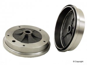 Brake Drum, Rear, Beetle 58-67, K Ghia 58-66
