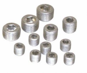 VW Oil Galley Plug Kit, Aluminum, Set of 12