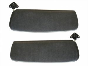 SUNVISORS, BUS TRANSPORTER 52-67, PAIR, BLACK