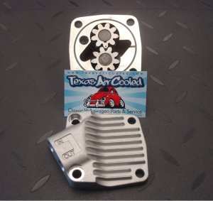 INLET/OUTLET FULL FLOW OIL PUMP 32MM FOR FLAT CAM