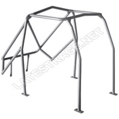 6 POINT CLASS 11 ROLL CAGE 1.5 INCH .095 WALL RAW TUBING REQUIRES WELDING DOESNT FIT FIBERGLASS CARS