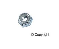 Nylon Lock Nut, 8mm; 1.25 Thread Pitch; Nylock Zinc-Plated Class 8 Steel 8m x 1.25