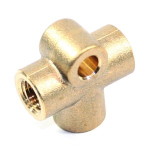 113-611-755 (113611755 803611755) T Piece brake Fluid Distributor BRASS BRAKE LINE T-FITTING - ALL BEETLE / GHIA / BUS 50-79 / TYPE 3 / THING