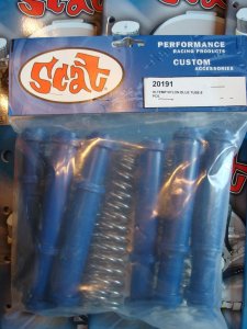 20191 SCAT Hi-Temp Nylon Blue Tubes 8pcs