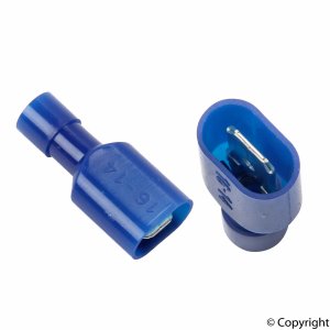 N32014 - MALE SPADE CONNECTOR-BLUE #10 / 16-14