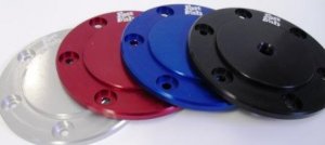 Red Anodized Fast Fab Billet Aluminum Sump Plate With Laser Etched Logo
