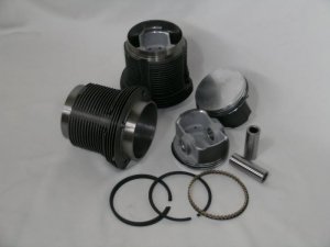 AA PISTONS, CAST 92mm x 82mm Piston & Thick Wall Cylinder Kit CUT FOR 94MM