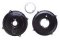Alternator / Generator Backing Plate Kit, Black, 12V