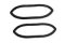 Tail Lamp Lens Seal, Pair GHIA 60-69