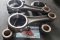 (311105401B) EXCELLENT REPRODUCTION - NEW FORGED STOCK REPLACEMENT CONNECTING ROD SET (TORQUE ROD BOLTS TO 30FT IBS) - ALL 13-1600CC BEETLE 66-79 - SOLD IN SETS OF 4