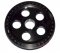 SANTANA BILLET STYLE PULLEY BLACK - ETCHED