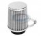 AC129745 CHROME TAPERED AIR POD CLEANER 2" NECK 4-3/4" TALL