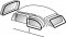 Cal look window rubber kit 73 up super beetle
