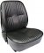 Right Lowback seat Black Vinyl 