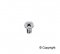 Machine Screw, 5x10mm Phillips head Side view mirror mount
